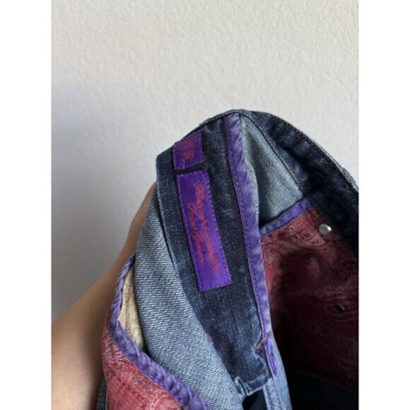 Robert Graham Classic Yates Jeans Men's Light Whiskering Distress Size 38x36 - Picture 10 of 15